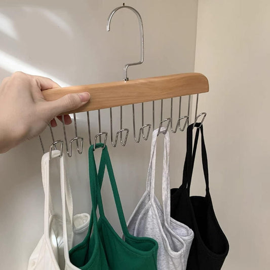 Multifunctional Wooden Hanger